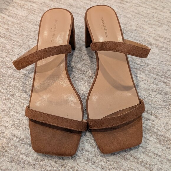 Banana Republic Brown Strappy Heels - Picture 1 of 3